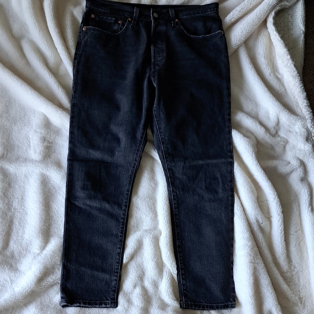 Women's Levi Strauss High Rise Black Jeans